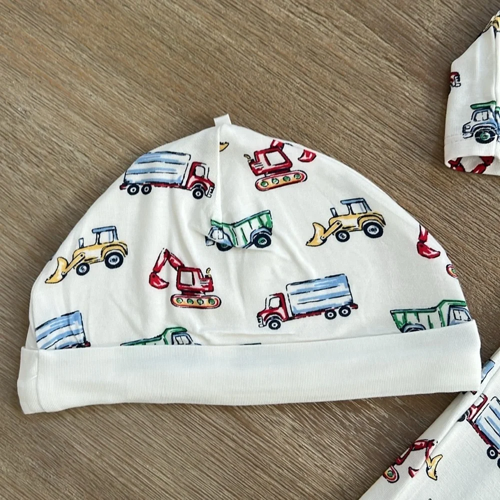 Little Me Baby Boy Bamboo Footie Sleeper with Hat 3 9 months